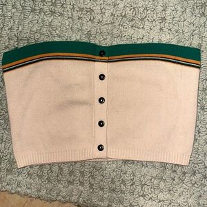 Tube top, cotton, worn 2 times.